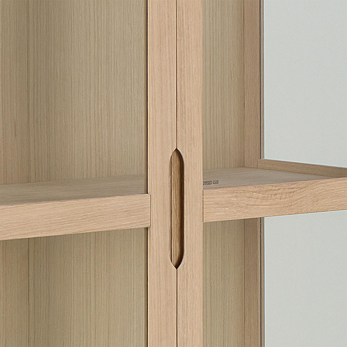 VITRINENSCHRANK, Marte, Weiß, Holzwerkstoff / Glas, 94 x 40 x 192 cm - Weiß, Holzwerkstoff (94/192/40cm) - ebuy24