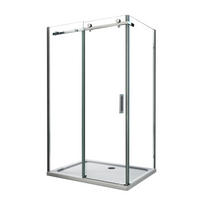 DUSCHKABINE TELA Klar 120 x 80 x 195 cm 8 mm ESG - Klar, Glas (80/120/195cm) - Glasdeals