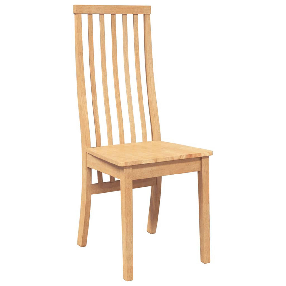 ESSZIMMERSTÜHLE 2 Stk. Massivholz Gummibaum 41*48.5*101cm - Braun, Holz (41/101/48.5cm) - ZMH