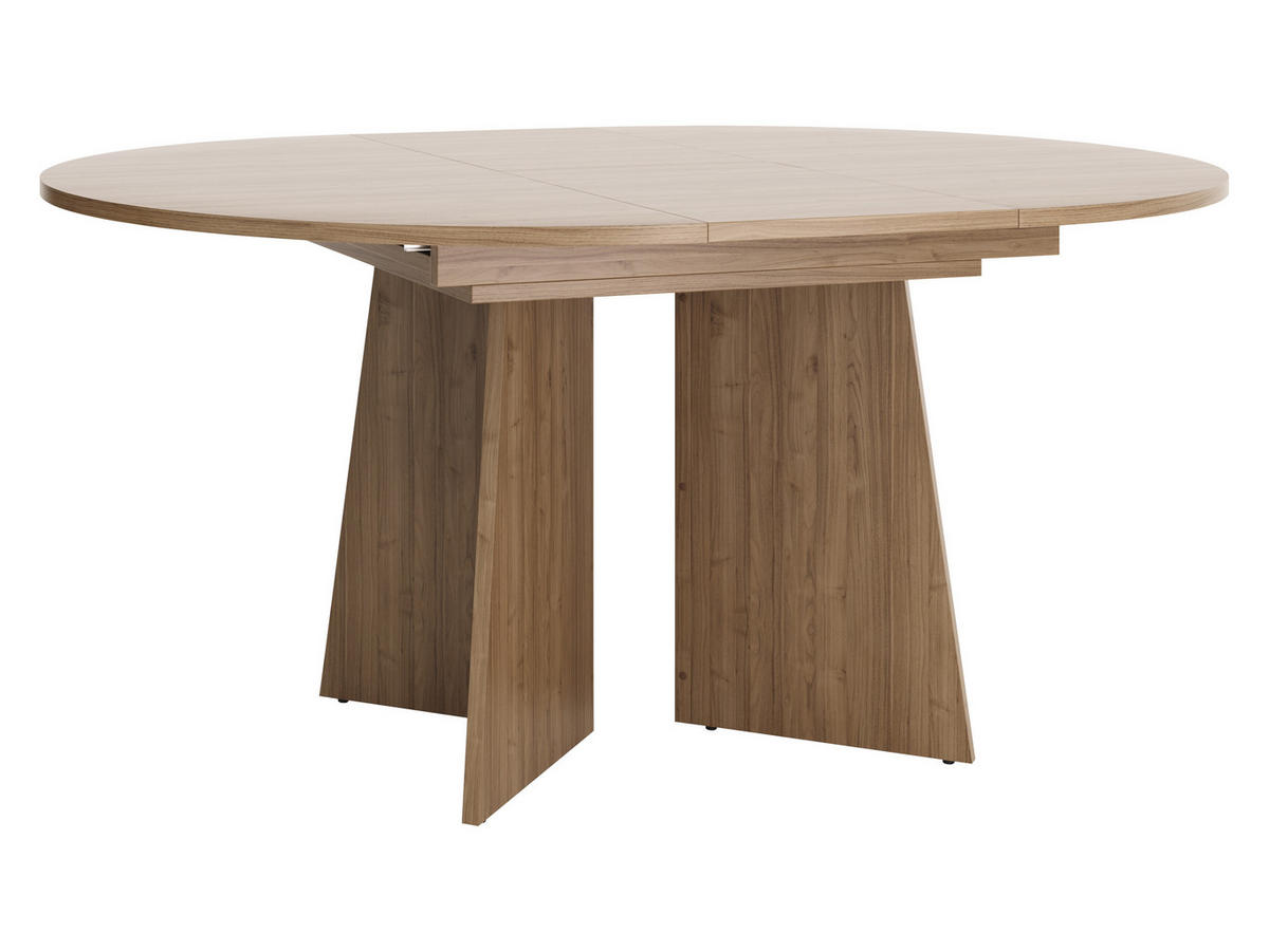 ESSTISCH Aurena AU09 - Nussbaumfarben, Holzwerkstoff (120/120/77cm) - MIRJAN24