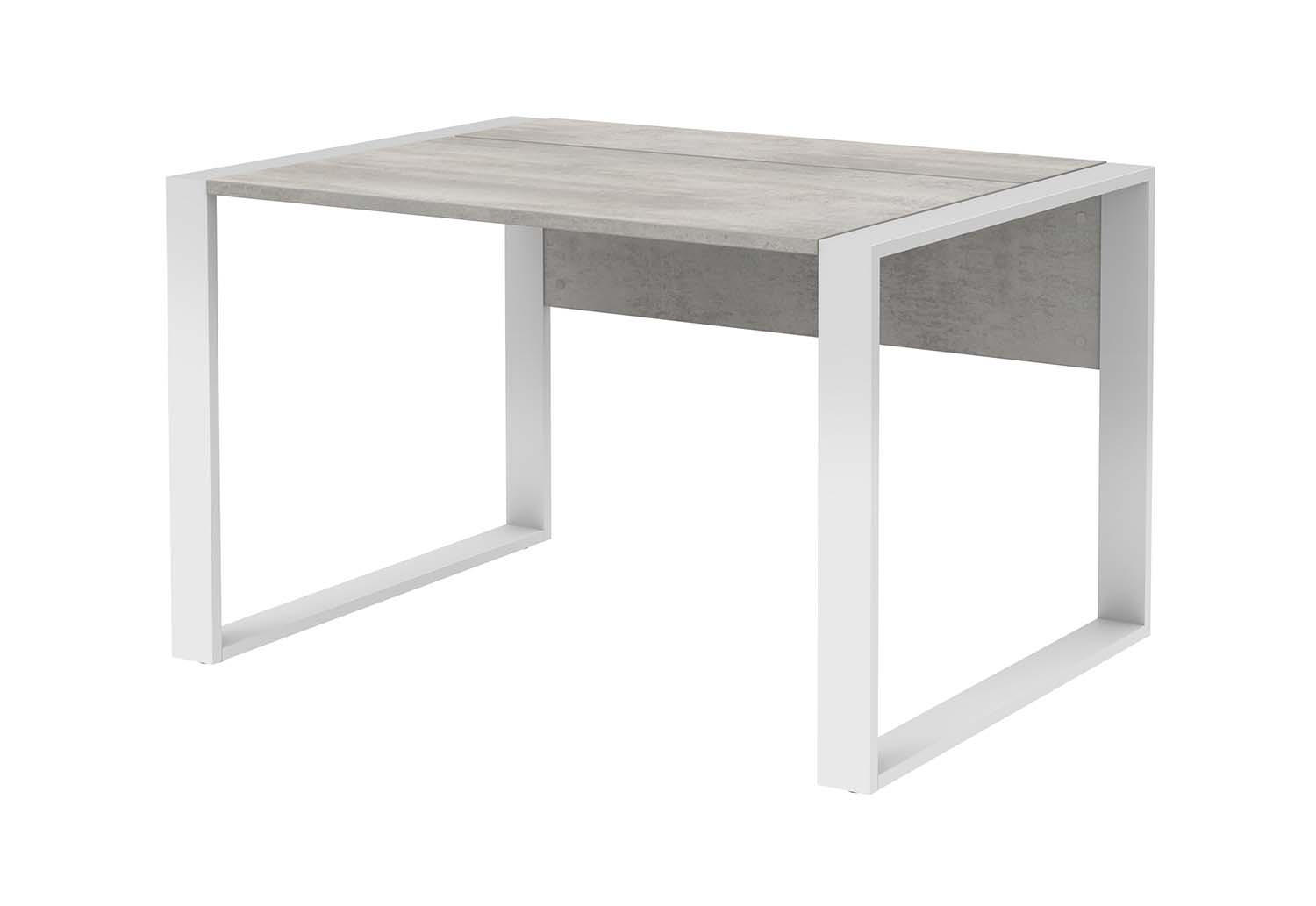 SCHREIBTISCH - 120x80cm - Beton - Grau, Holzwerkstoff (80/120/74cm)