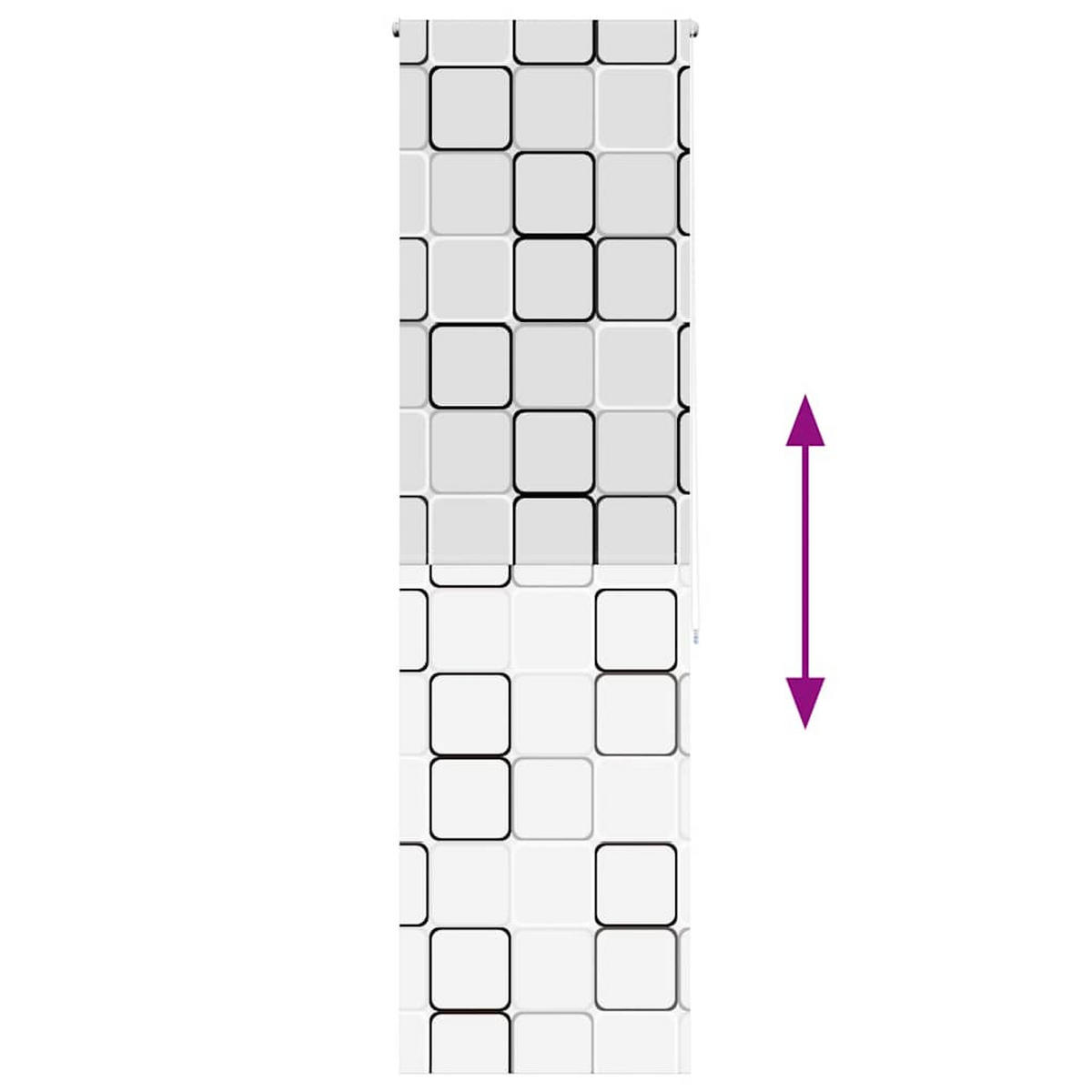 DUSCHVORHANG für Dusche Stoff Breite 76 cm - Weiß, Kunststoff (76/240cm) - MCBOSON