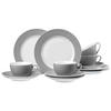 KAFFEESERVICE Doppio Grau 12er Set - Grau, Keramik (1/1/1cm) - Ritzenhoff Breker