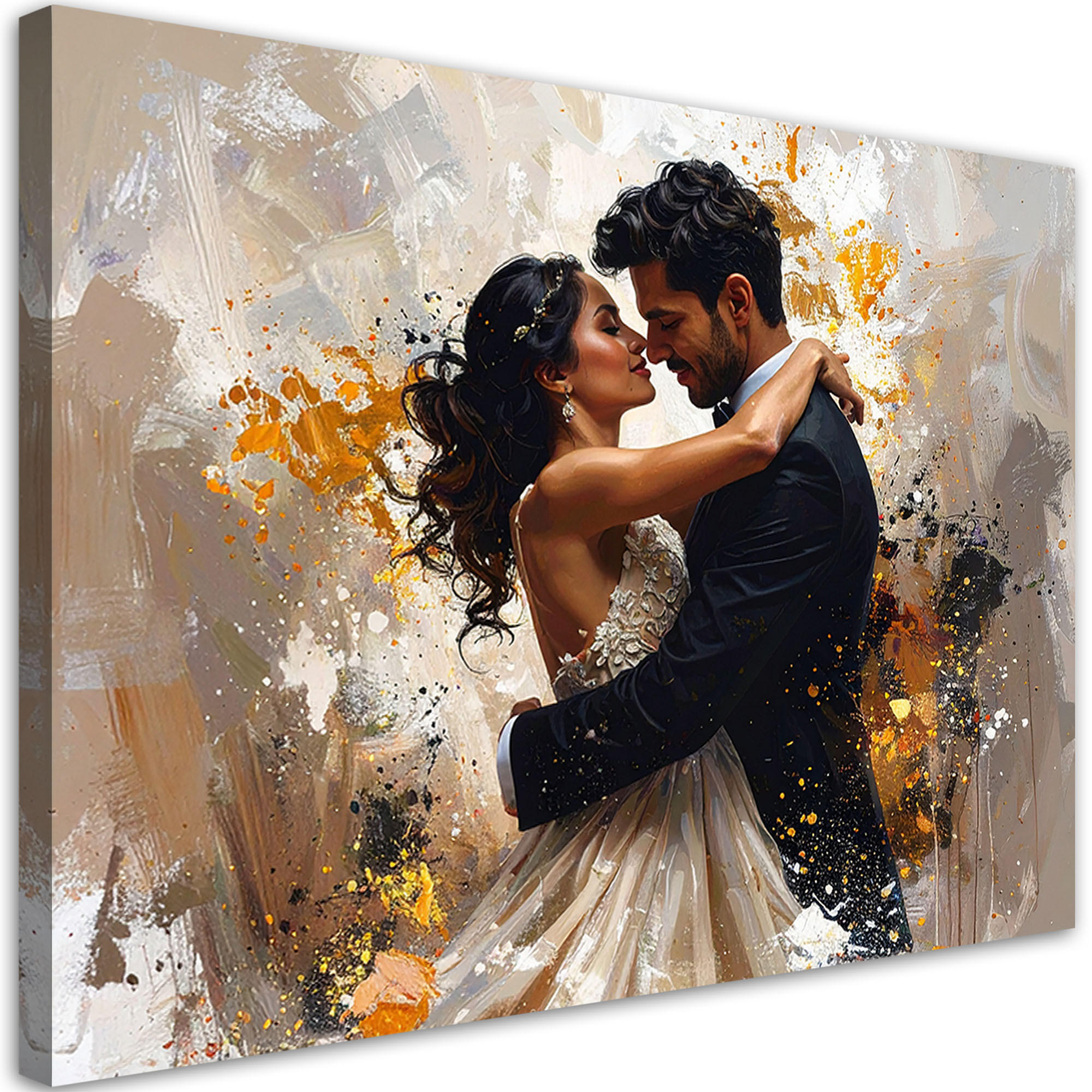 Feeby Wandbild, Weiß 100x70 cm