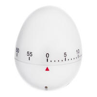 KÜCHENTIMER Weiß - Weiß, Kunststoff (6/7.5/6cm) - Orion 