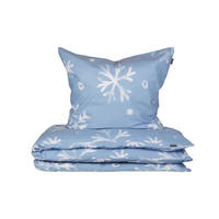 BETTWÄSCHESET Skadi - Feinbiber - 2-teilig - 135x200 cm - Blau - Blau, Textil (135/200cm) - SCHIESSER
