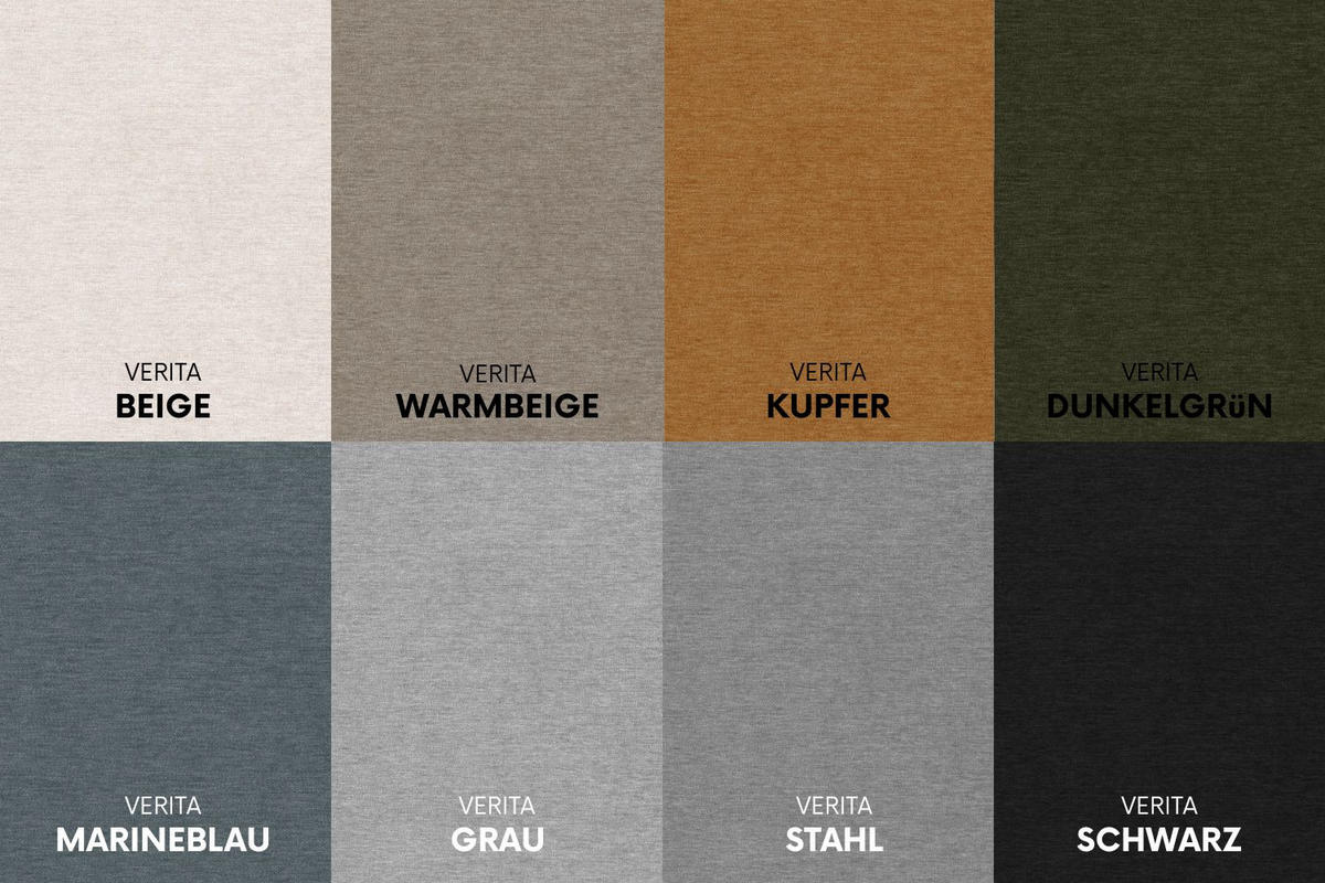 ECKSOFA DANI In U-Form Stilvolles Stoff Verita Beige - Beige, Holz/Textil (174/391cm) - Kaiser Möbel