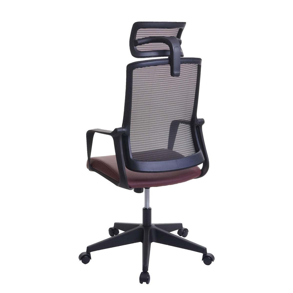 BÜROSTUHL Rot - Rot, Textil (64/128/66cm) - MCW