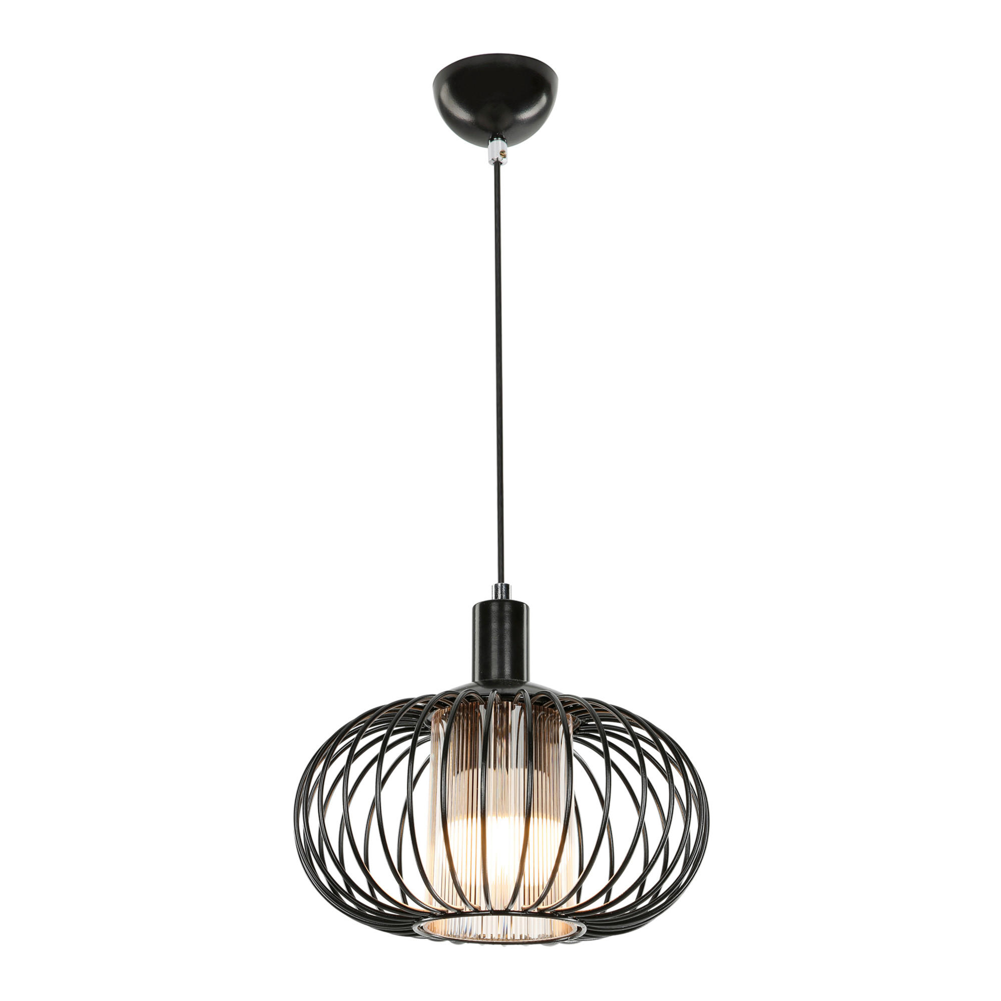 HÄNGELEUCHTE Batley - Schwarz, Metall (29/29/94cm) - lux.pro