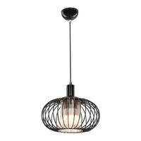 HÄNGELEUCHTE Batley - Schwarz, Metall (29/29/94cm) - lux.pro