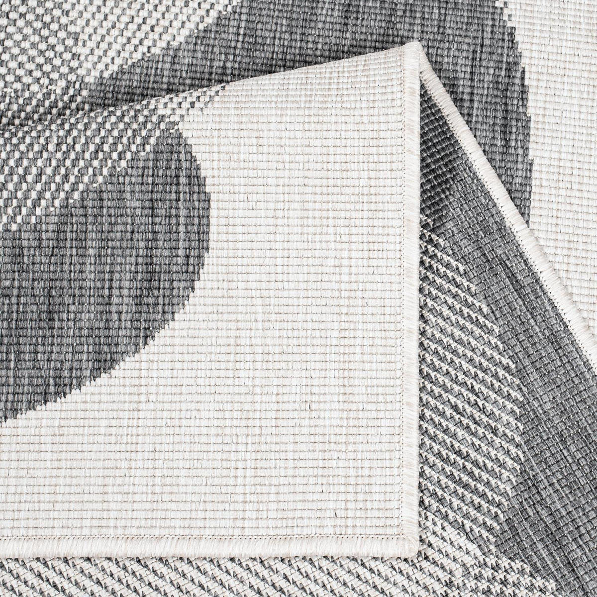 OUTDOOR-TEPPICH DuoRug 5835 Grau 120x170 cm - Grau, Textil (120/170cm) - carpet city