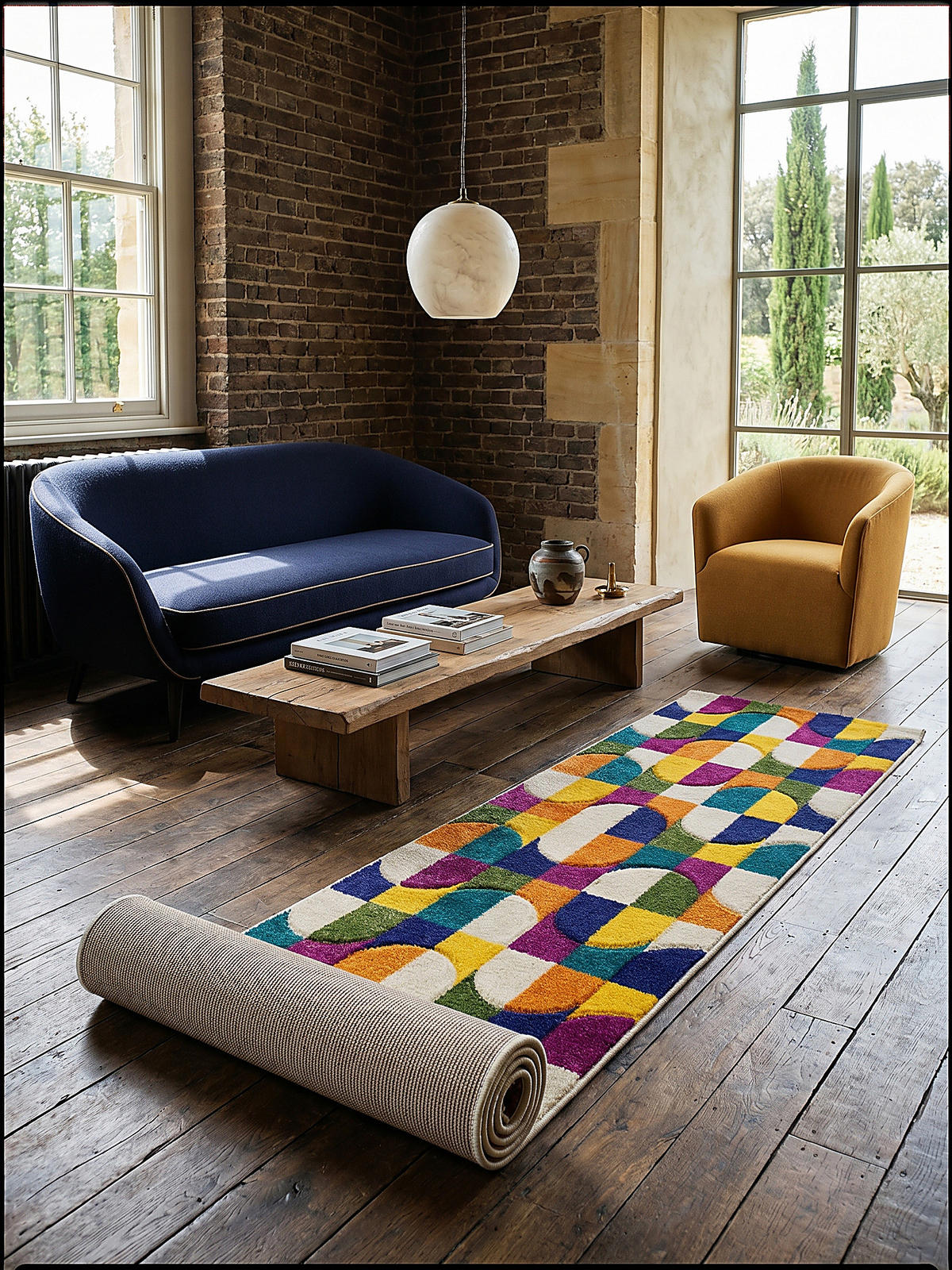 TEPPICH QUAGGY, geometrisch, Bunt, 66 x 300 cm - Multicolor, Textil (300/66cm) - KADIMA DESIGN