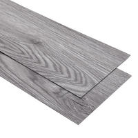 VINYLBODEN 5m²/36-TLG. selbstklebend PVC - Dunkelgrau, Kunststoff (0.2/91.5/15.2cm) - Livingandhome