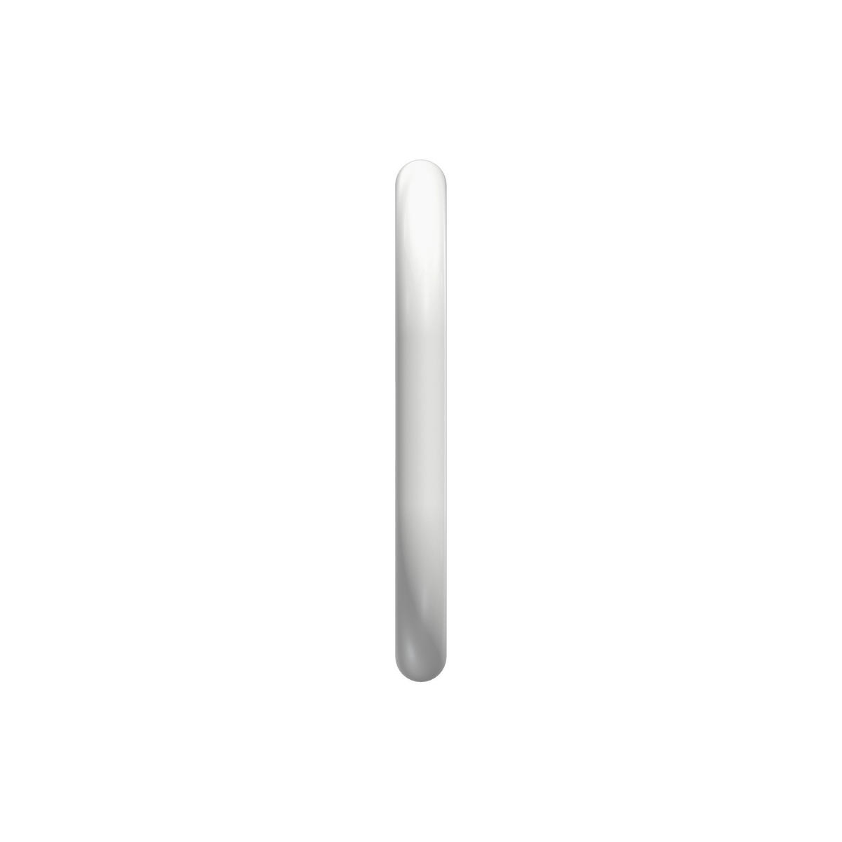 DUSCHVORHANGRINGE C-Form offen 60/42 mm für Duschvorhangstange/Spannstange, Weiß, Packung 10 Stück - Weiß, Kunststoff (30cm) - INTERDECO