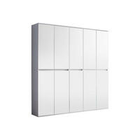 GARDEROBENSCHRANK weiß - Weiß, Holzwerkstoff (185/191/34cm) - ebuy24