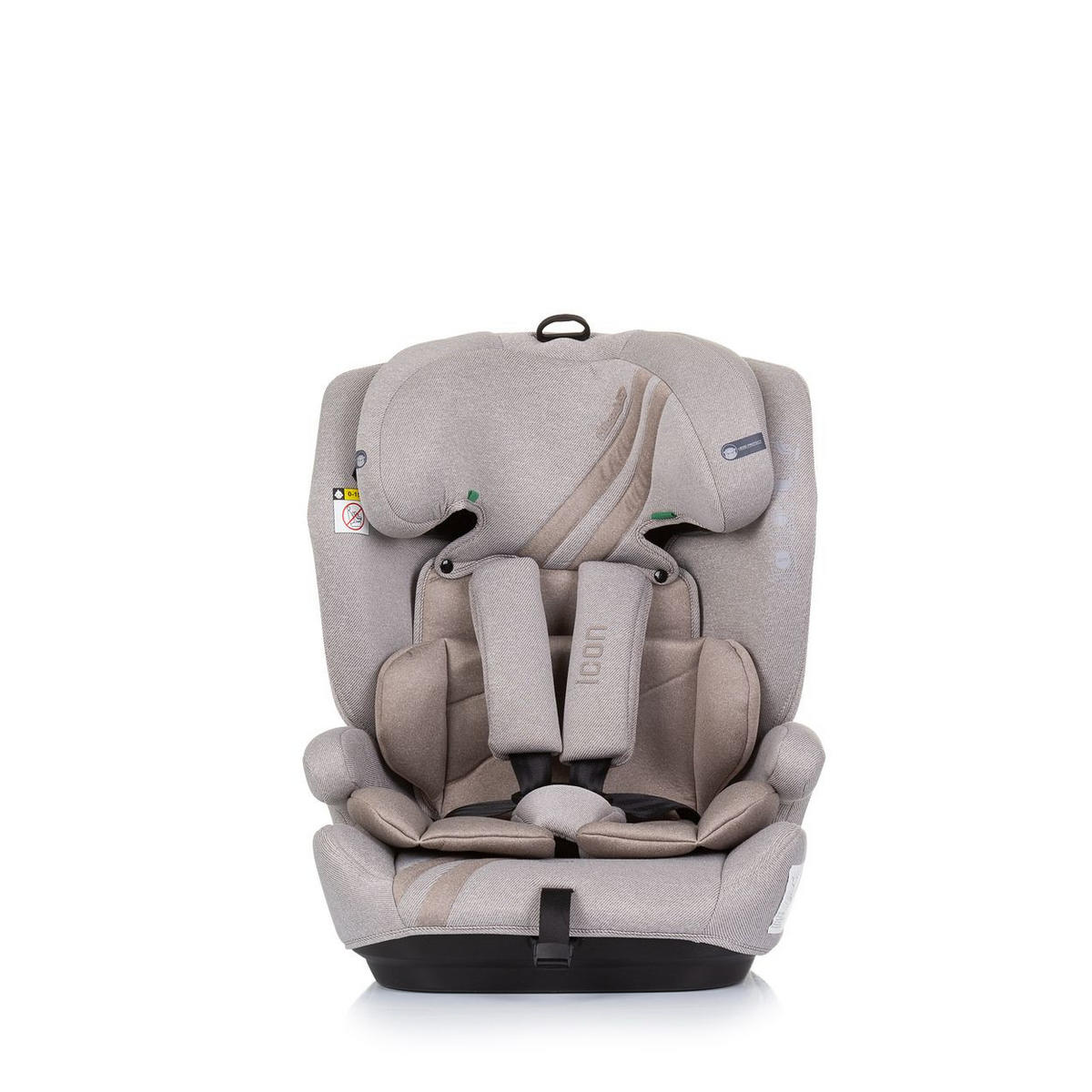 KINDERSITZ Icon i-Size (76-150cm) beige Gruppe 1/2/3 Isofix verstellbar - Beige, Kunststoff (44/61/45cm) - Chipolino