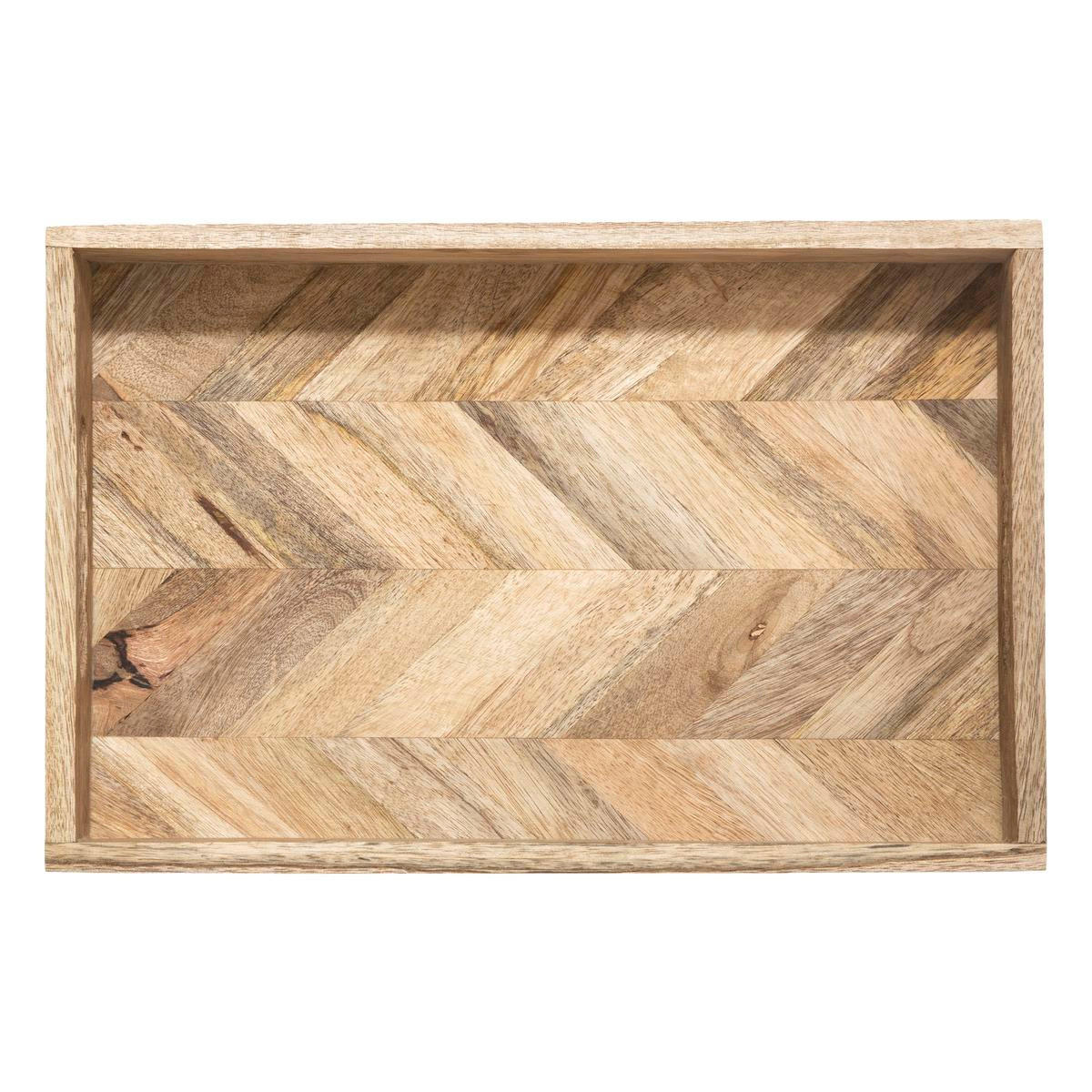 DEKOTABLETT aus Holz Wild Braun 41/30,5/5 cm - Braun, Holz (30.5/5/41cm) - Atmosphera Createur d´interieur