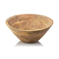 SCHALE Logan Braun 25/25/10 cm Holz - Braun, Holz (25/10cm) - Mondex