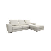 ECKSOFA Nevio In Scala - Beige, Holzwerkstoff/Textil (312/202cm) - Fun Möbel
