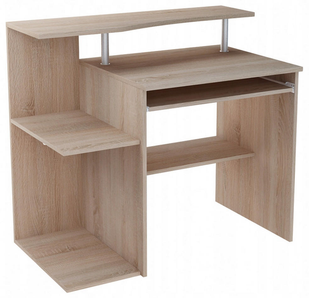 SCHREIBTISCH B1 Sonoma Eiche 100/58/91 cm - Sonoma Eiche, Holzwerkstoff (58/100/91cm) - Matkam Möbel