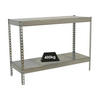 SCHWERLASTREGAL MINI METAL YETI TWO | HxBxT 90x150x45cm | Fachlast 400kg | Verzinkt - Silberfarben, Metall (150/90/45cm) - PROREGAL