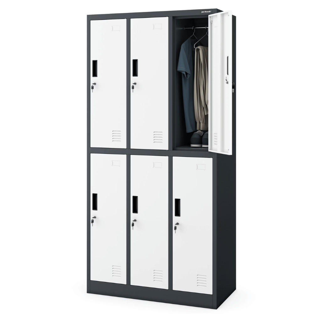 Jan Nowak Umkleideschrank Anthrazit 90x185x45 cm