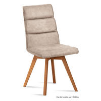 ESSZIMMERSTUHL (2er-Set) Dixie 47x92x60 Eiche geölt/Natur - Eichefarben/Naturfarben, Kunststoff (60/92/47cm) - 58aufmkessel