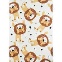 KINDERTEPPICH mit Löwenmotiv Happy 160x230 cm - Beige, Textil (160/230cm) - Nazar Rugs