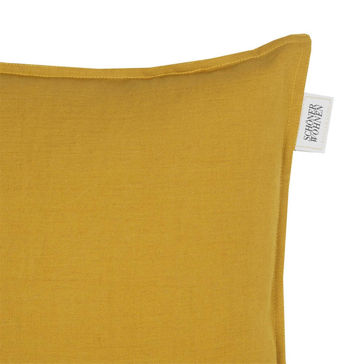 KISSENHÜLLE SW-LINO 38/38 cm  - Currygelb/Gelb, Basics, Textil (38/38cm) - Schöner Wohnen