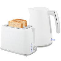 WASSERKOCHER-TOASTER-SET DE-17463 Weiß - Weiß, Metall (16.7/23.2/22.2cm) - ComfortXL
