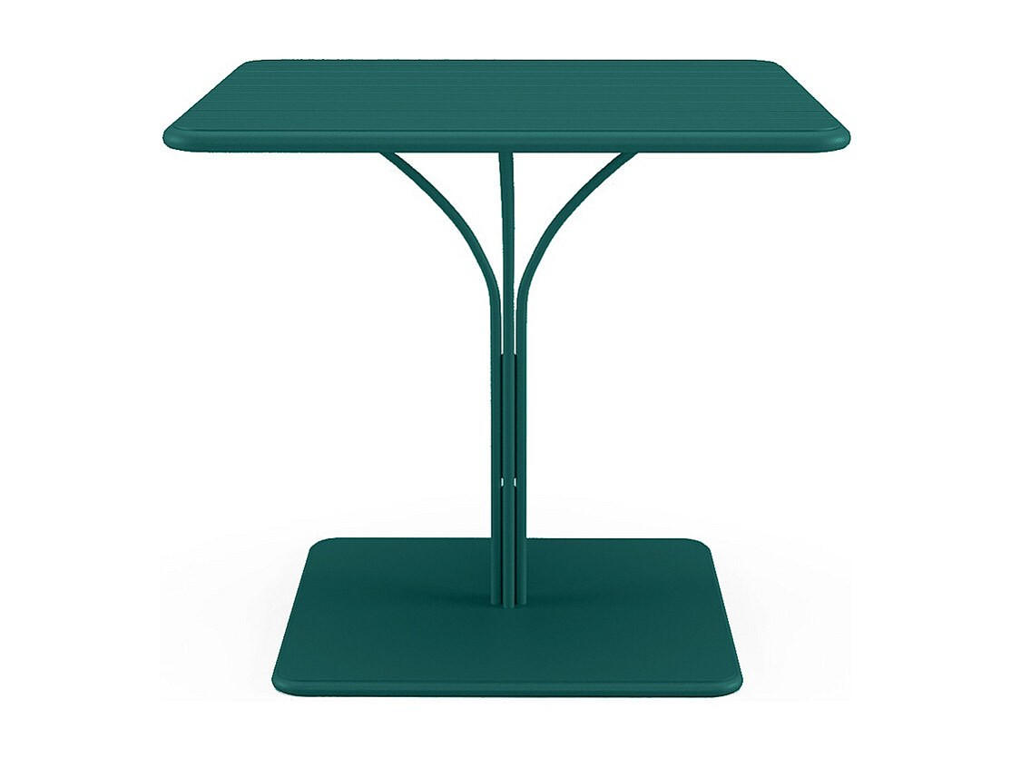 GARTENTISCH - 2 Personen - Metall - Blaugrün - - Grün, Metall (80/80/75cm) - Vente-Unique