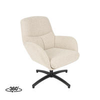 SESSEL Chill Zone Beige 73/68/90 cm - Beige, Textil (68/90/73cm) - LABEL51