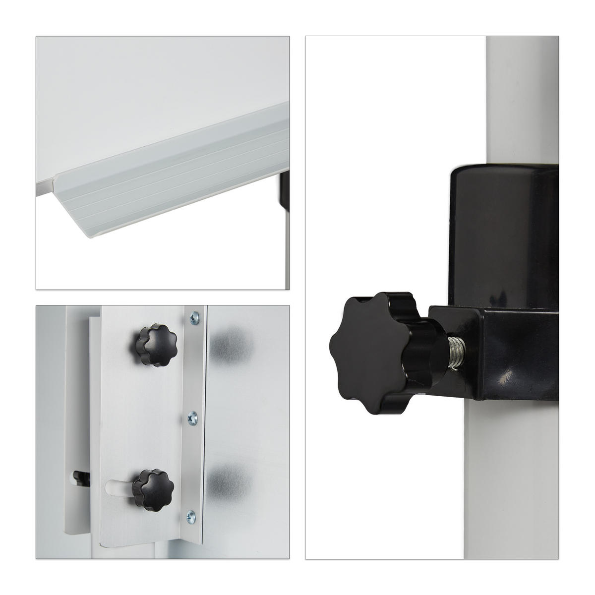 FLIPCHART - Multicolor, Metall (70/185/62cm) - Relaxdays