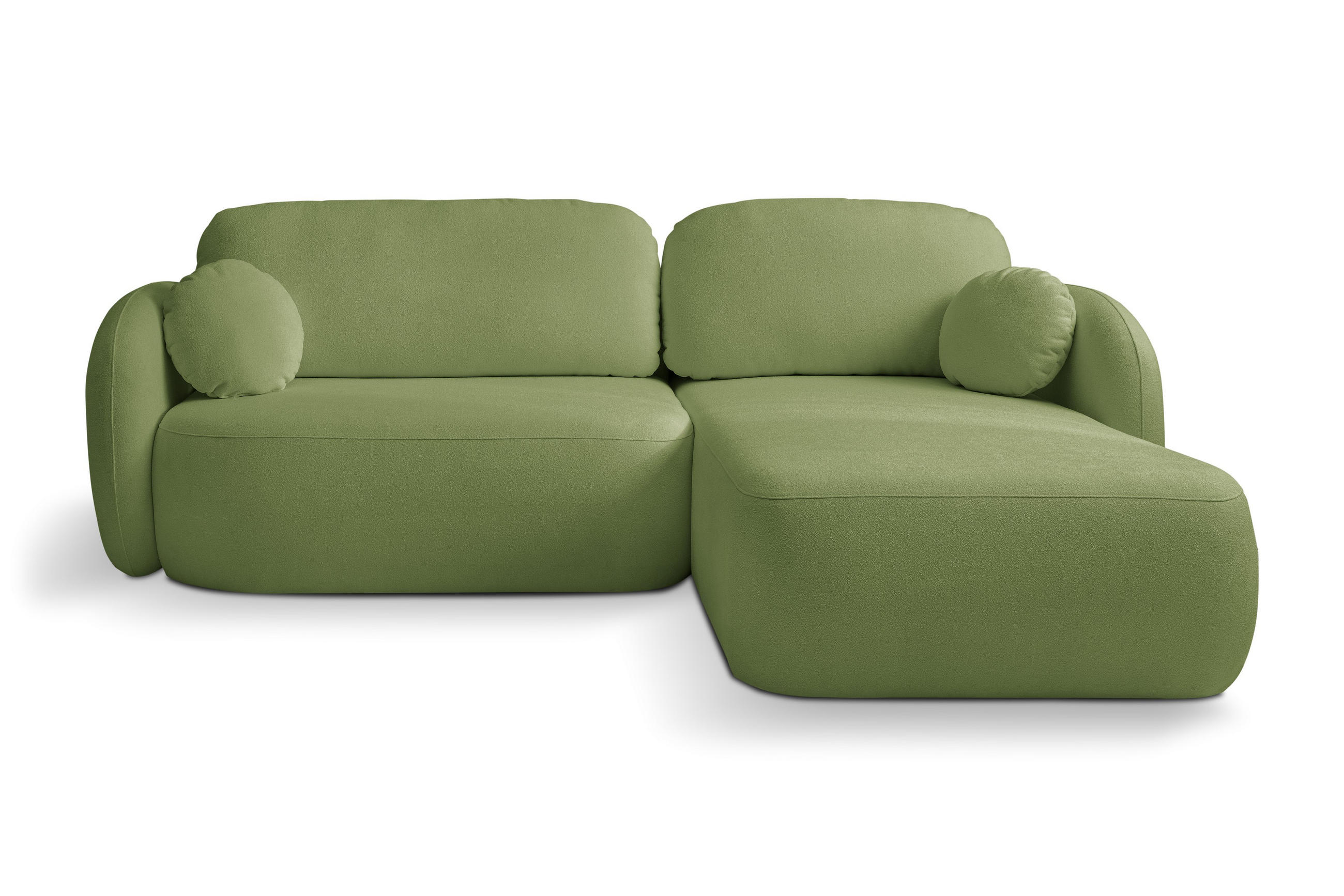 Masseno Ecksofa Grün 248x174 cm