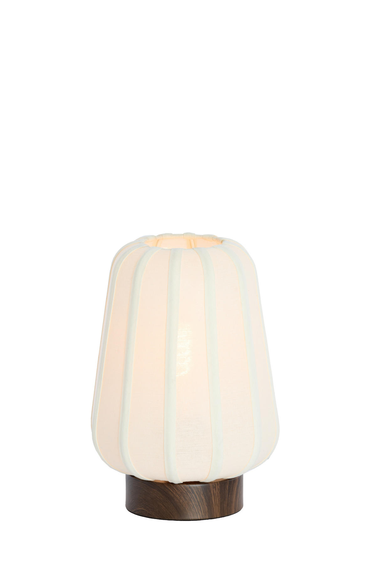 TISCHLAMPE Bia - Weiß - 20/20/29 cm - Weiß, Textil (20/20/29cm) - Light & Living