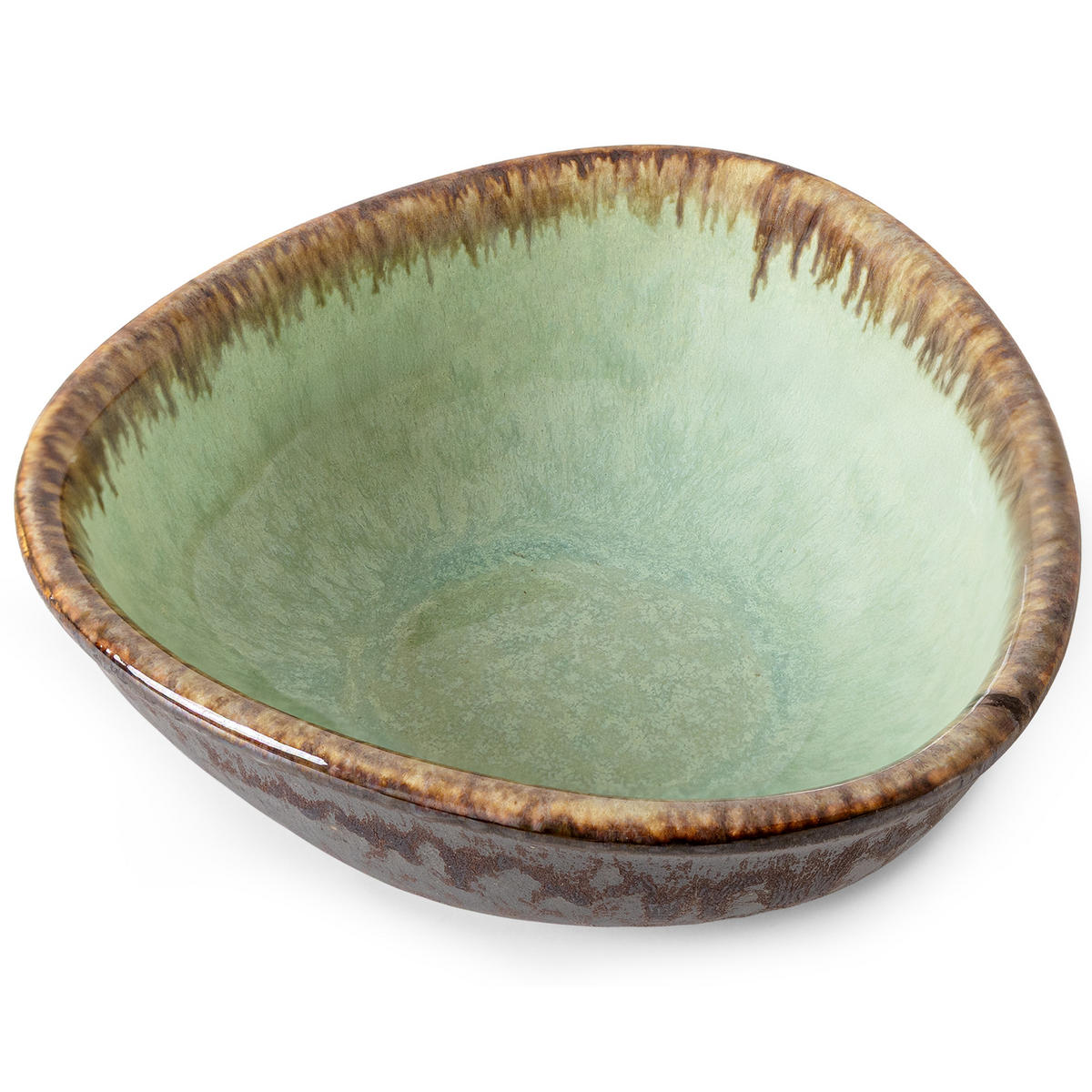 GESCHIRRSET PRIMA, 6-Personen, 30-tlg, Salbeigrün - Salbeigrün, Keramik (30/2.4/28cm) - KONSIMO®
