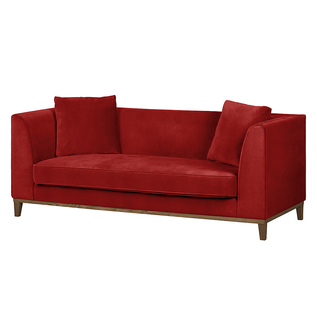 3-SITZER SOFA - Rot, Textil (201/79/82cm) - home24