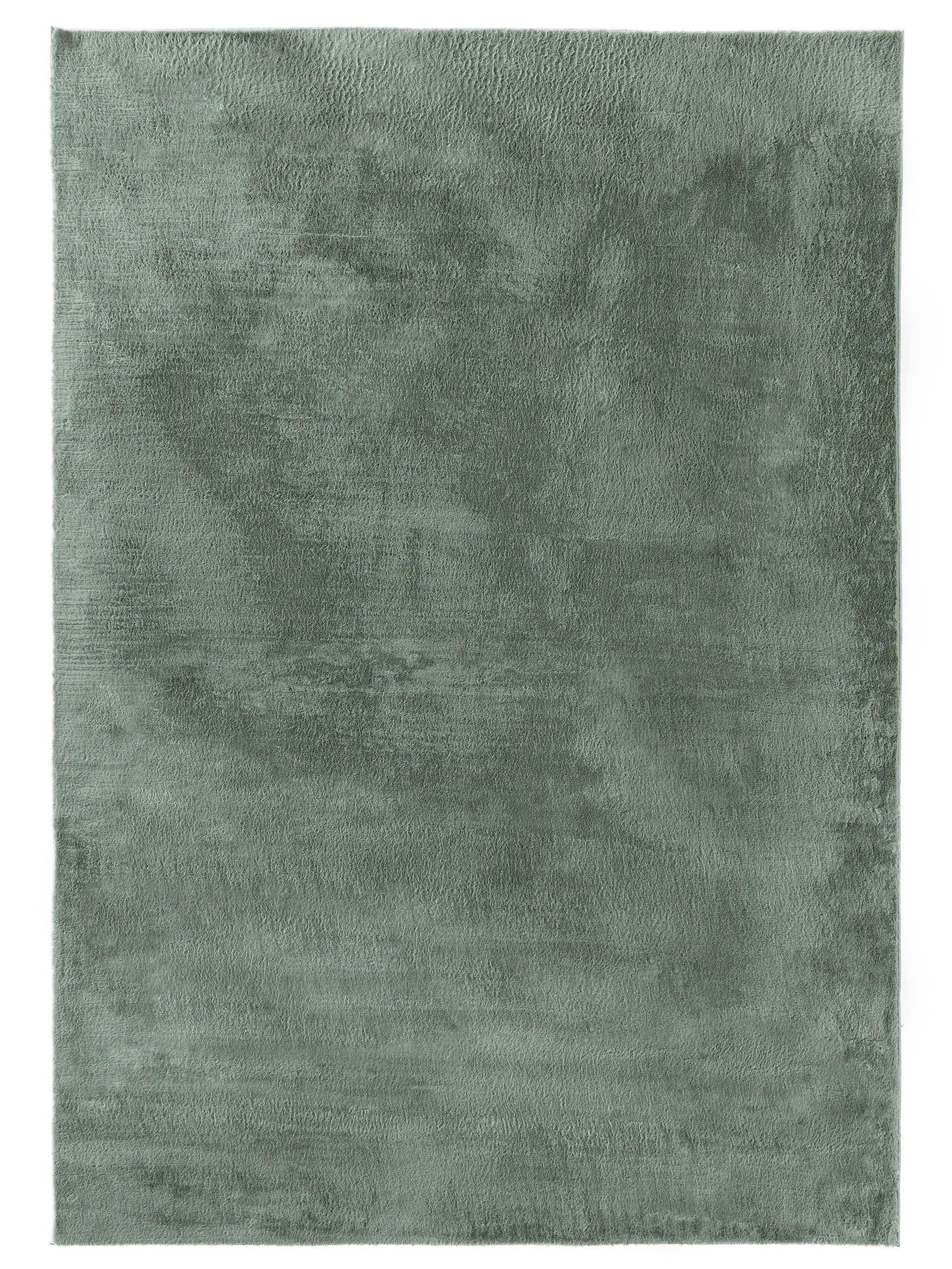 KUNSTFELLTEPPICH Furry Grün 80x150 cm - Grün, Kunststoff (80/150cm) - benuta