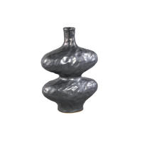 VASE Chelsean Schwarz 28/16/40cm - Schwarz, Keramik (40cm) - PTMD Collection