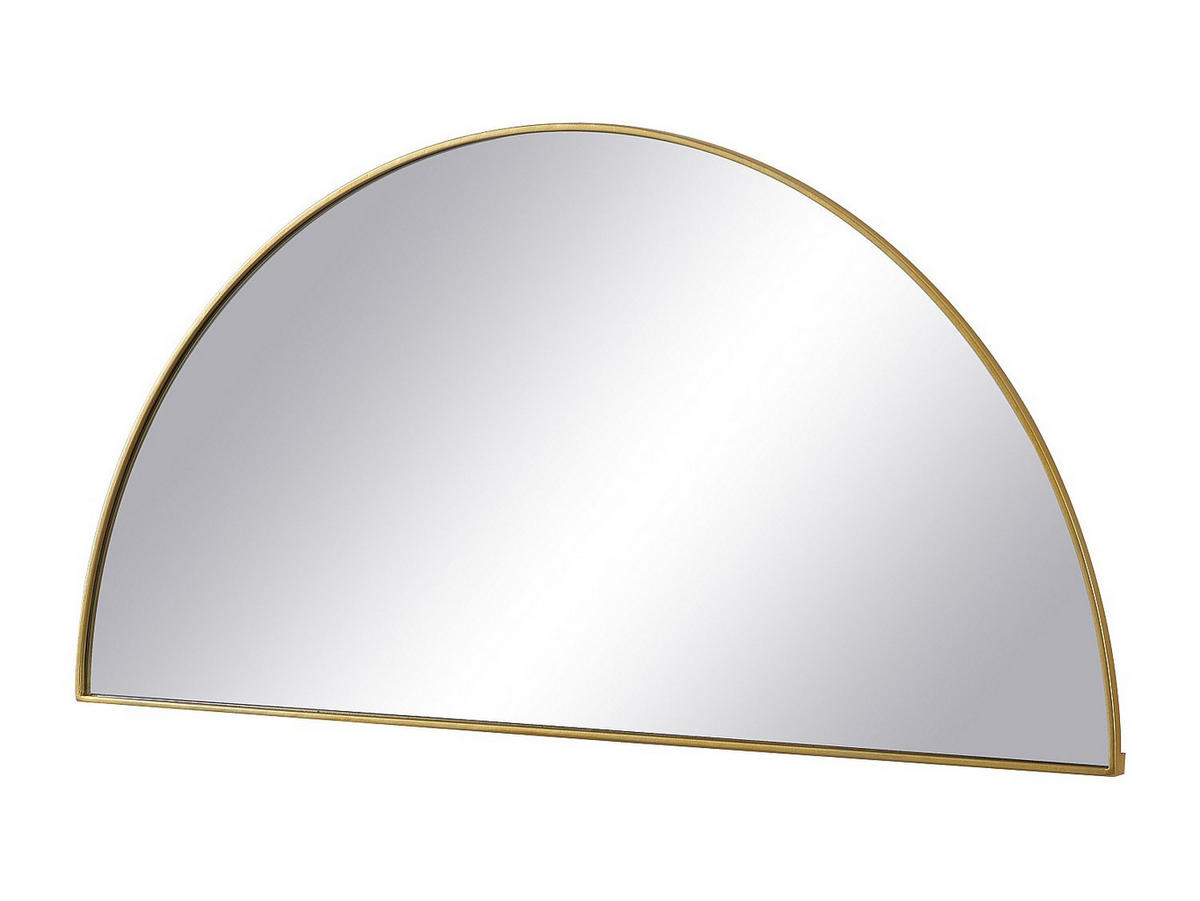 SPIEGEL halbrund Design - 50 x 100 cm - Goldfarben - GAVRA - Goldfarben, Metall (50/100/1cm) - Vente-Unique