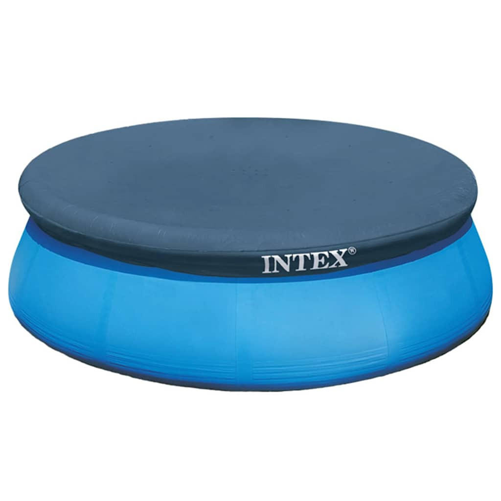 POOLPLANE Rund 366 Cm 28022 - Blau, Kunststoff (366/366cm) - INTEX