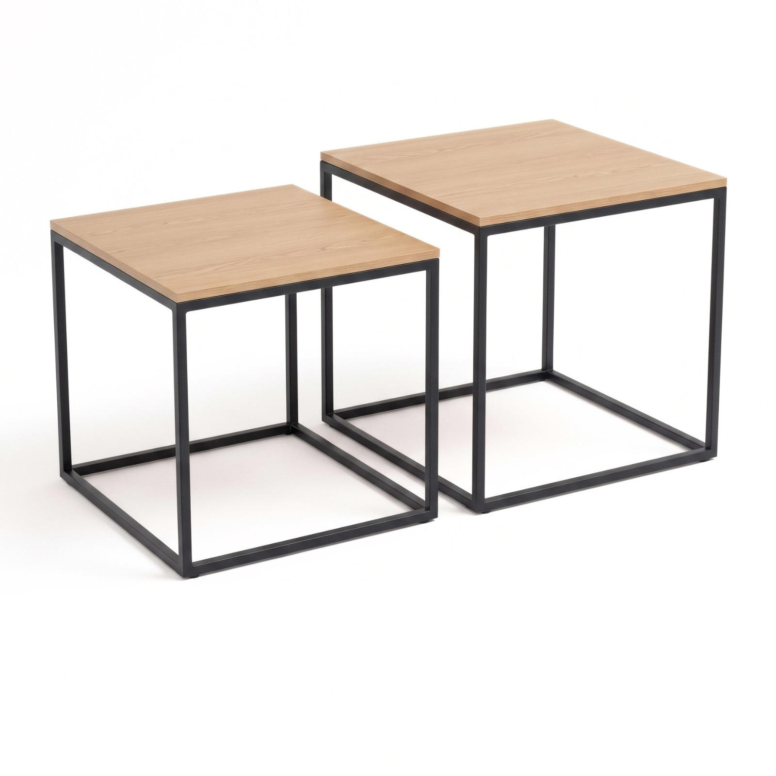 Scena Living Couchtisch Braun 50x50.5x50 cm
