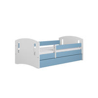 KINDERBETT CLASSIC II mit Schublade ohne Matratze 90/65/164 - Blau, Holzwerkstoff (80/160cm) - RAUMHIRSCH FURNITURE