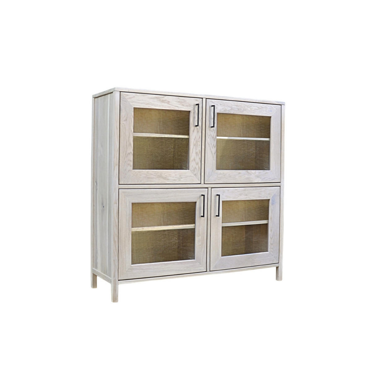 HOLZSCHRANK für das Wohnzimmer MONTE - Eichefarben, Holz (120/120/40cm) - Rawood Furniture