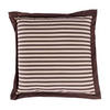 SITZKISSEN braun-beige gestreift, 40/40/5 cm - Braun, Textil (40/40/5cm) - Homescapes