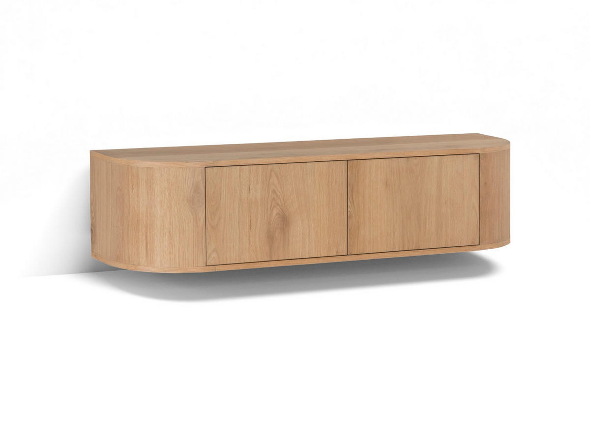 TV-MÖBEL Novero Braun 35/140/33 cm - Braun, Holz (140/33/35cm) - Livingfurn