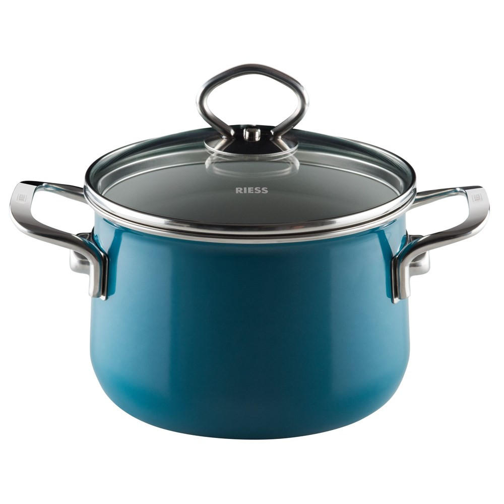 TOPF Blau R0701010 - Blau, Glas (16cm) - Riess