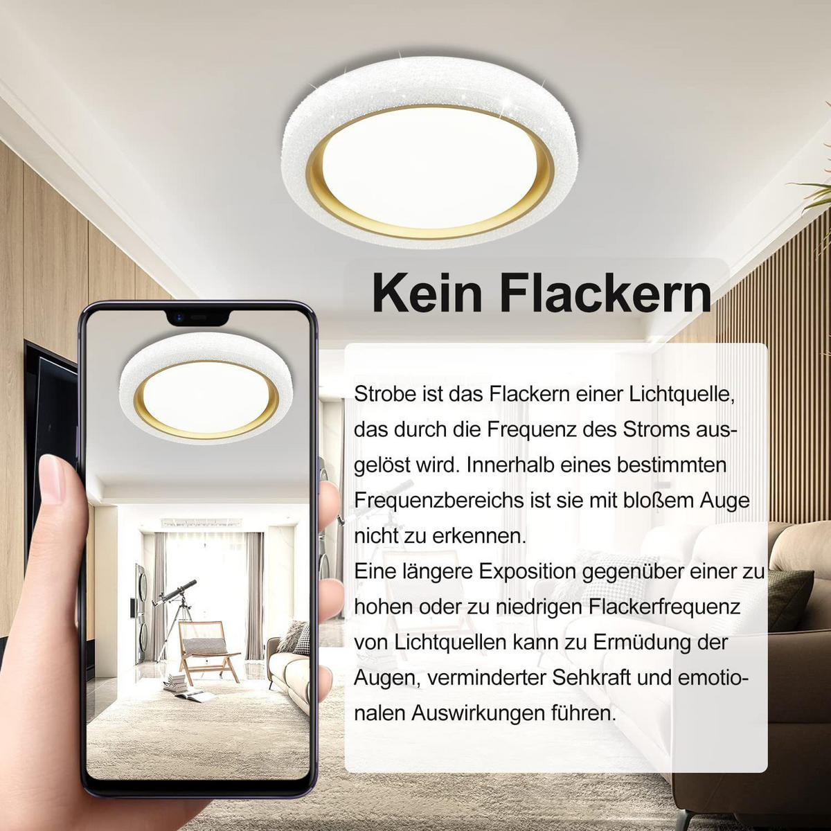 LED-DECKENLEUCHTE Michael 40/40/8 cm - Weiß, Metall (40/40/8cm) - Nettlife