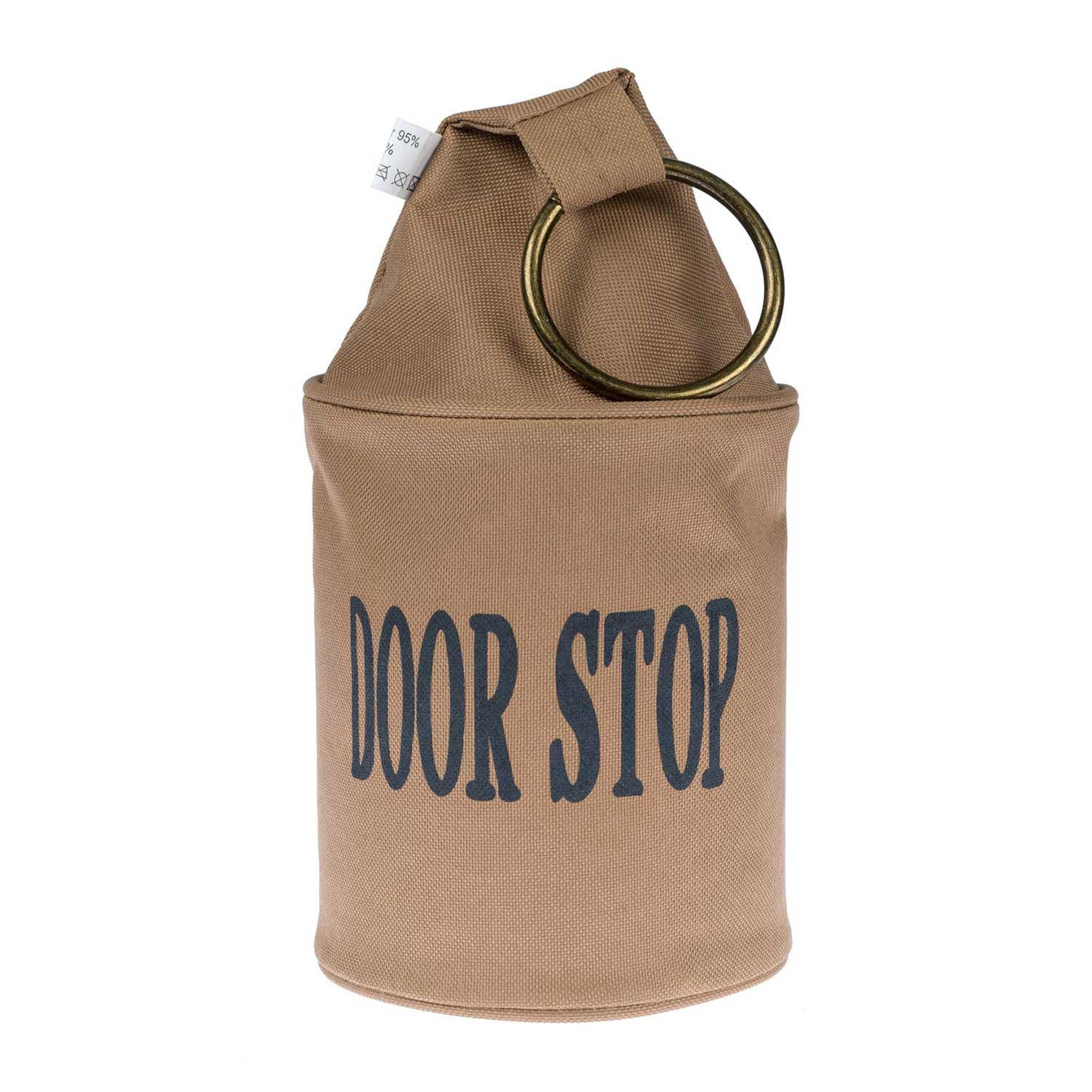 TÜRSTOPPER Sack - Braun, Textil (14/14cm) - Homescapes