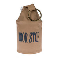 TÜRSTOPPER Sack - Braun, Textil (14/14cm) - Homescapes